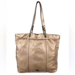 Burberry Small Elmgate Tote - Gold Tote